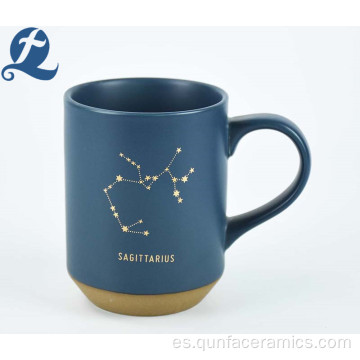 Taza de cerámica azul impresa modificada para requisitos particulares de la taza de café de la constelación